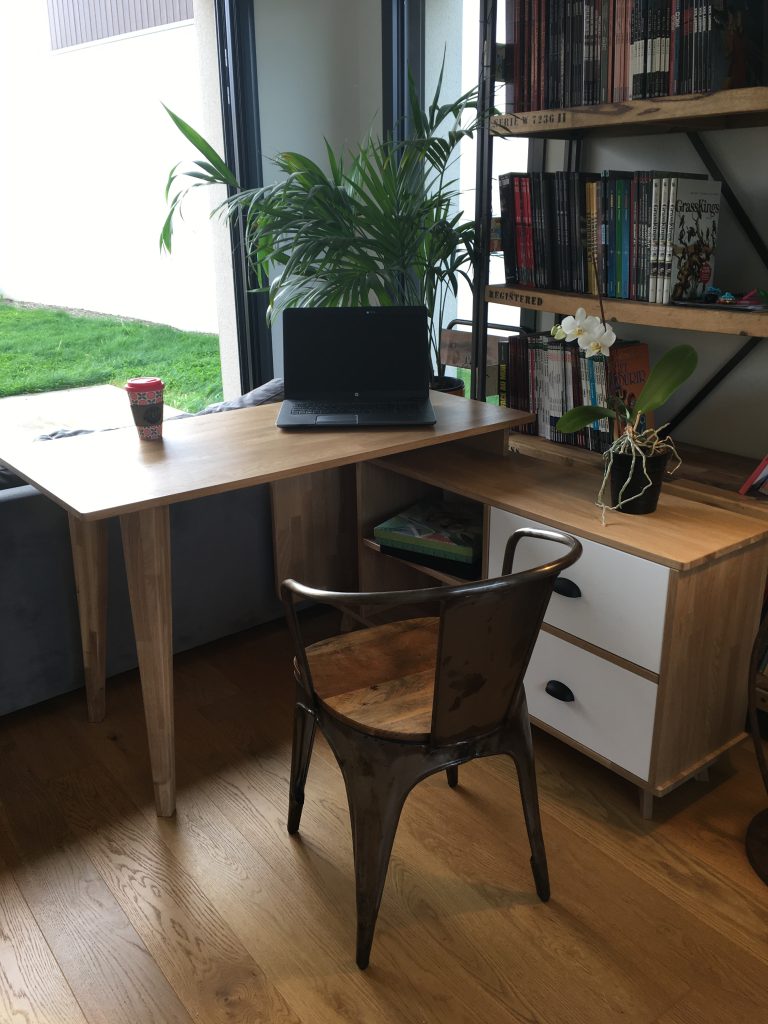 bureau d'angle en chêne