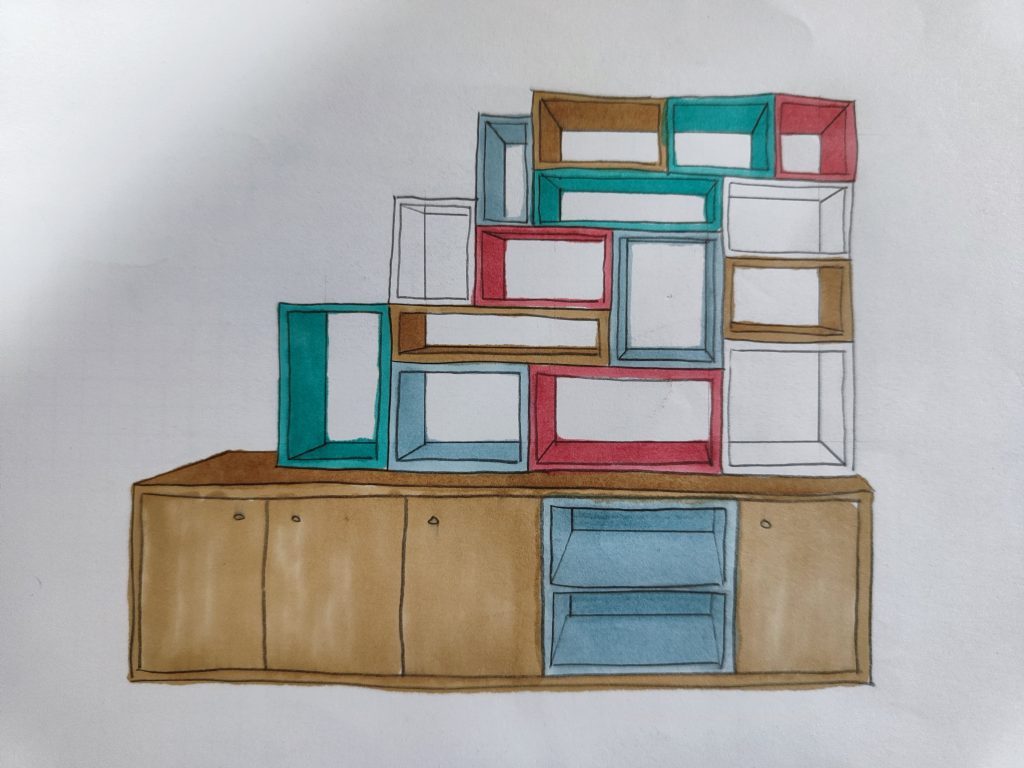 croquis bibliothèque